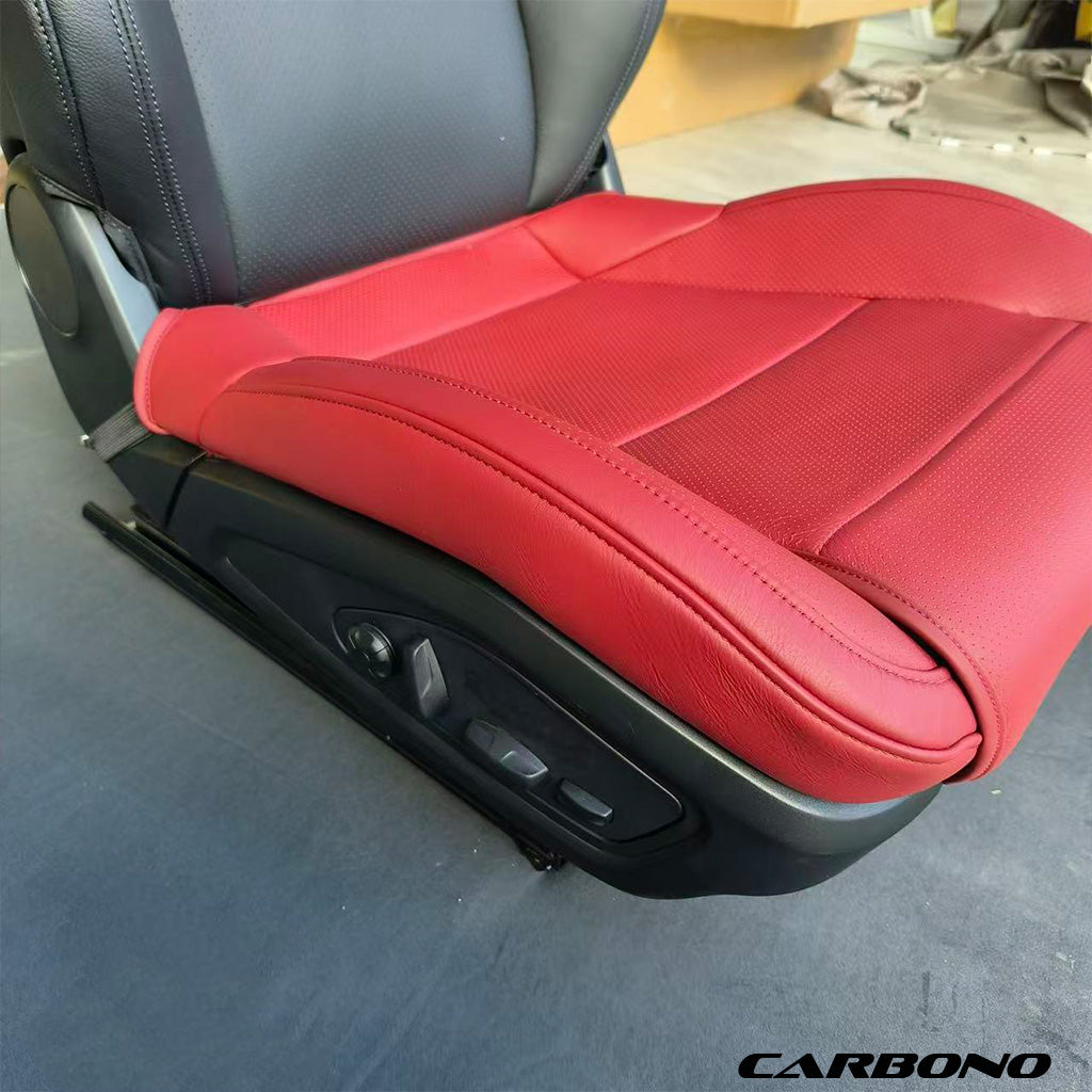 Lederschoner Sitzfläche passend für Porsche Sportsitze 14 Wege 911 (992)