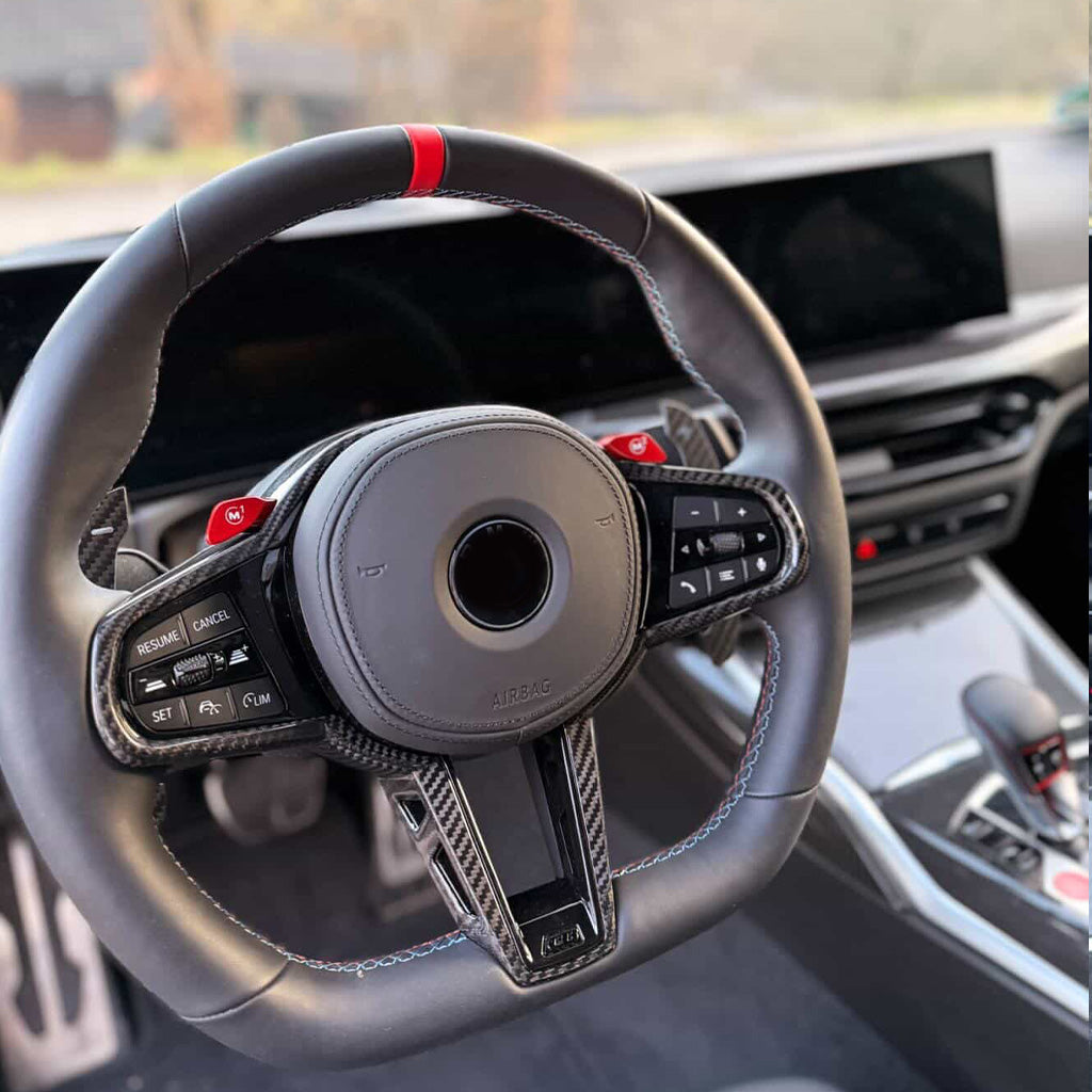 Lenkradspange Carbon / schwarz - passend für viele BMW Modelle