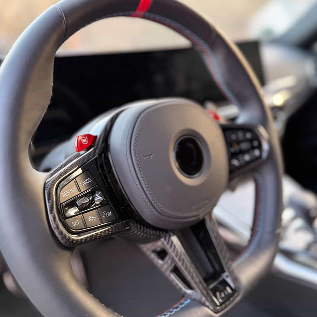 Lenkradspange Carbon / schwarz - passend für viele BMW Modelle