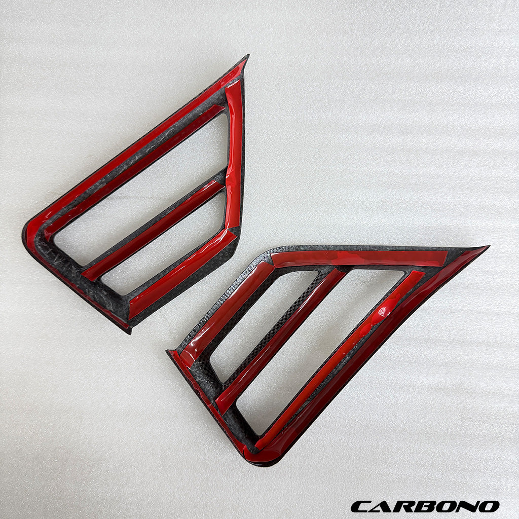 Lüftungsumrandung Dry Carbon - passend für BMW 2er, 3er, 4er, M2, M3, M4 ab Bj. 06/24 LCI2 mit ID 8.5(G42, G87, G20, G21, G22, G23, G26, G80, G81, G82, G83)