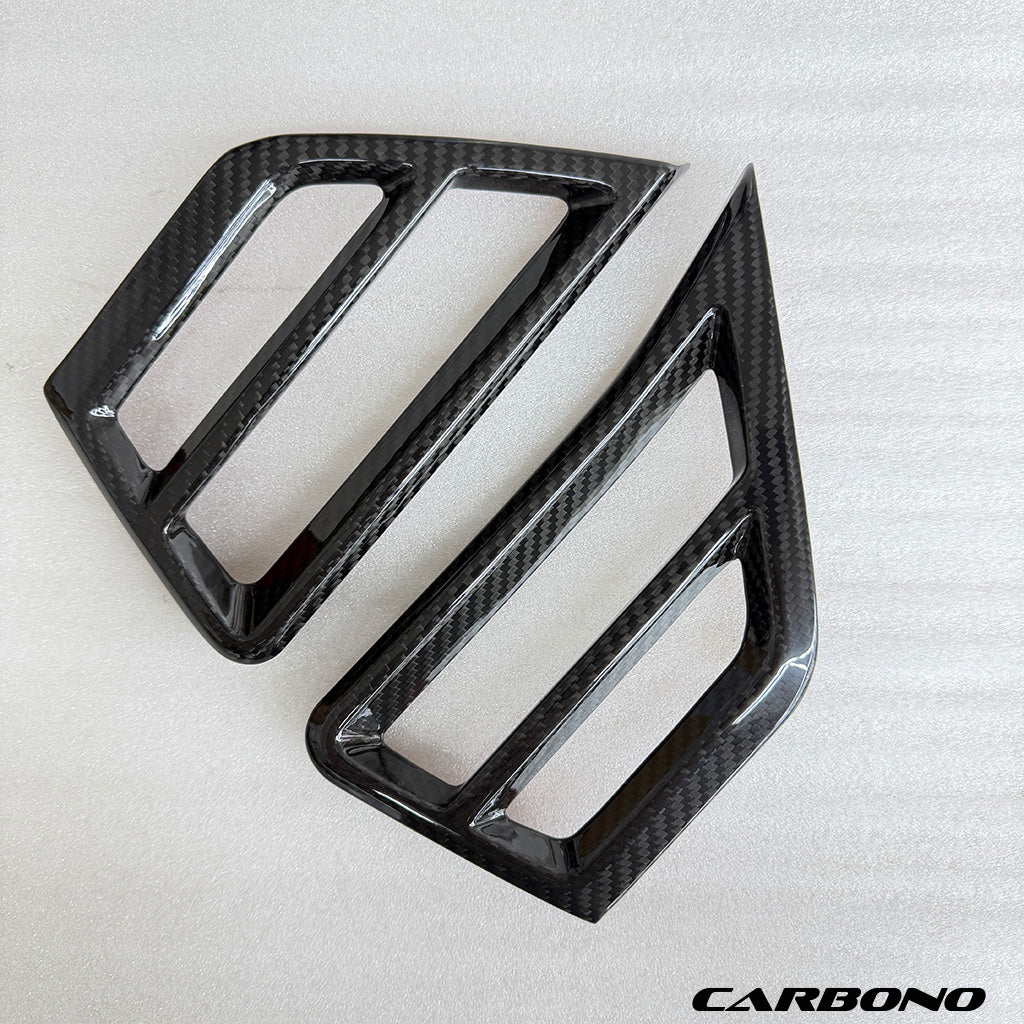 Lüftungsumrandung Dry Carbon - passend für BMW 2er, 3er, 4er, M2, M3, M4 ab Bj. 06/24 LCI2 mit ID 8.5(G42, G87, G20, G21, G22, G23, G26, G80, G81, G82, G83)