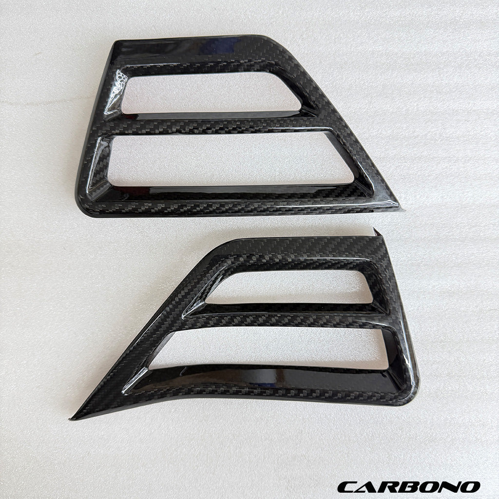 Lüftungsumrandung Dry Carbon - passend für BMW 2er, 3er, 4er, M2, M3, M4 ab Bj. 06/24 LCI2 mit ID 8.5(G42, G87, G20, G21, G22, G23, G26, G80, G81, G82, G83)