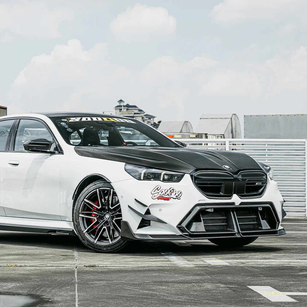 Motorhaube Sooqoo aus Dry Carbon - passend für M5 (G90, G99), 5er (G60, G61)