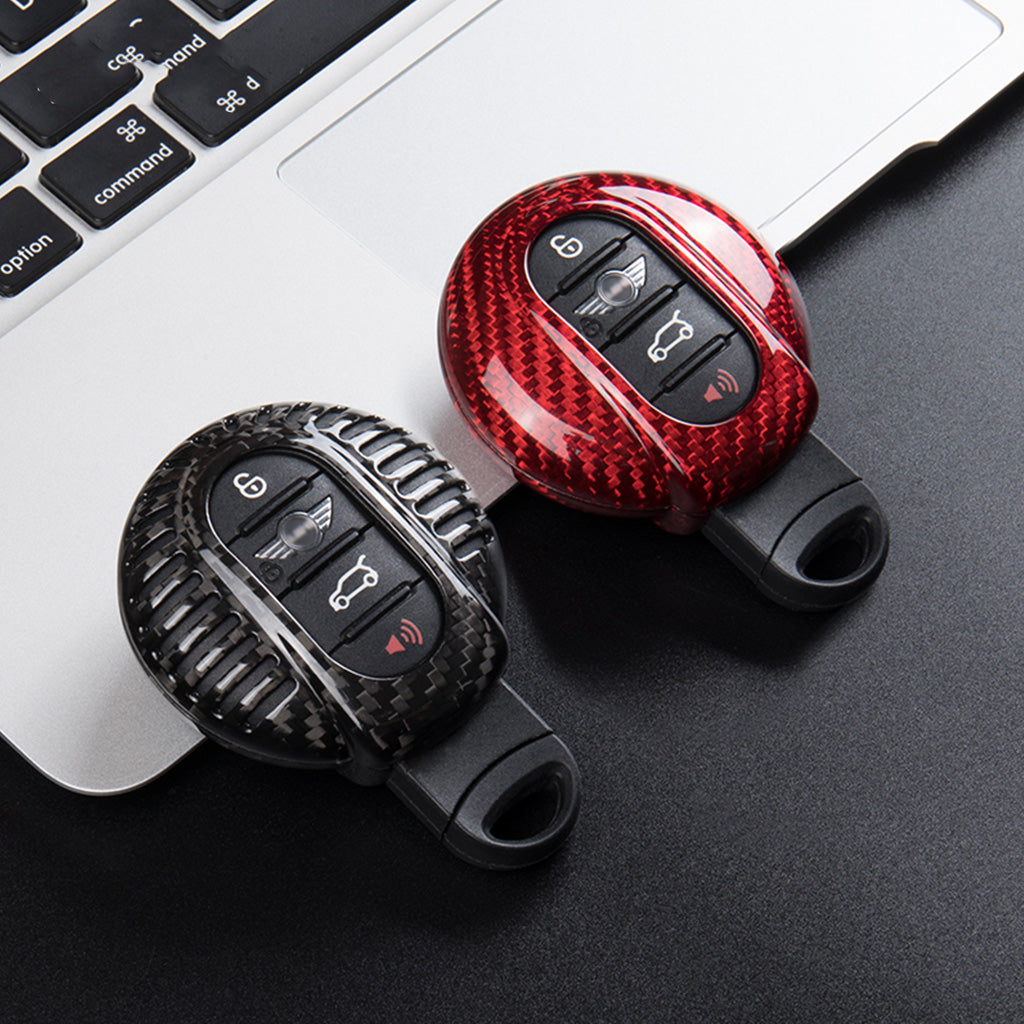Autoschlüssel Hülle aus Carbon - passend für MINI (F54, F55, F56)