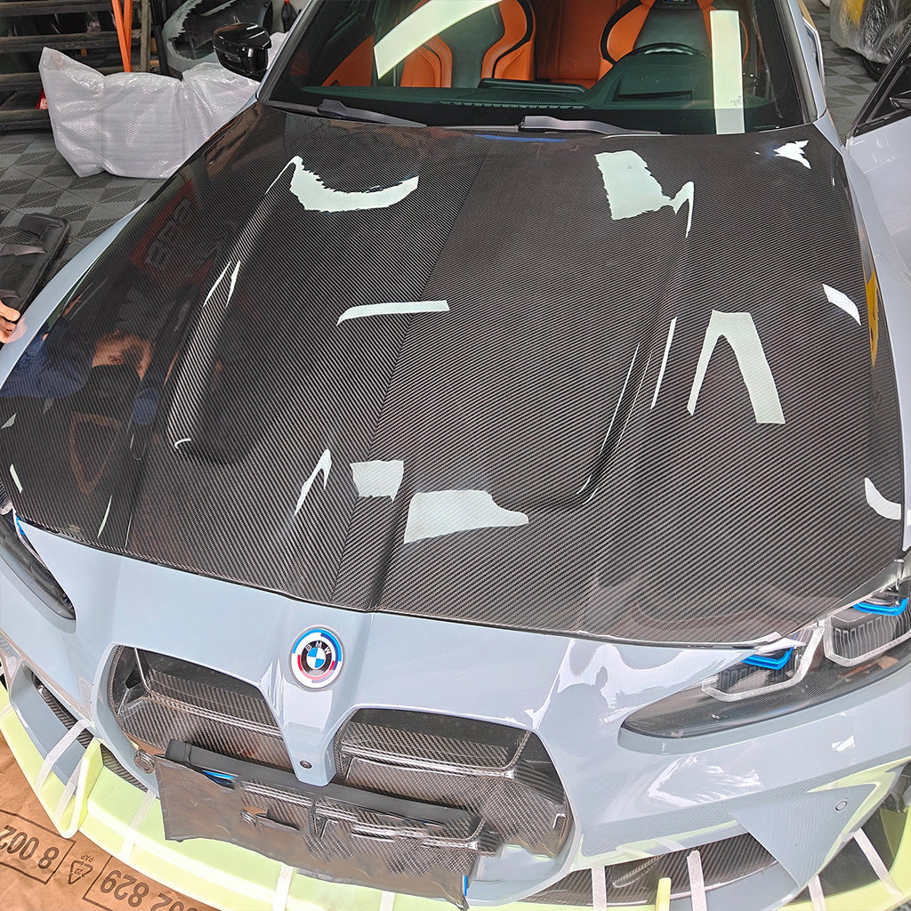 Motorhaube EVO-CS aus Dry Carbon - passend für BMW M3, M4 (G80, G81, G82, G83)