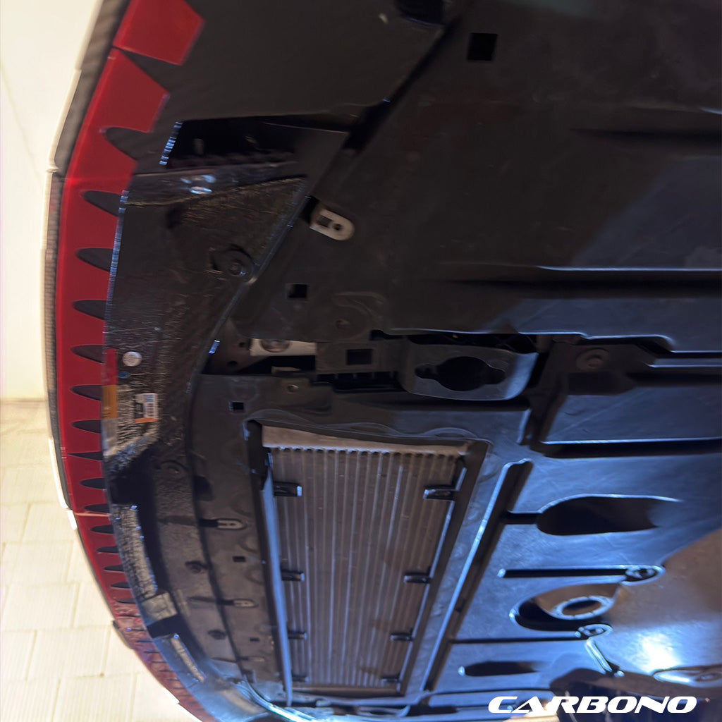 Carbono spoiler lip protectors underrun protection 