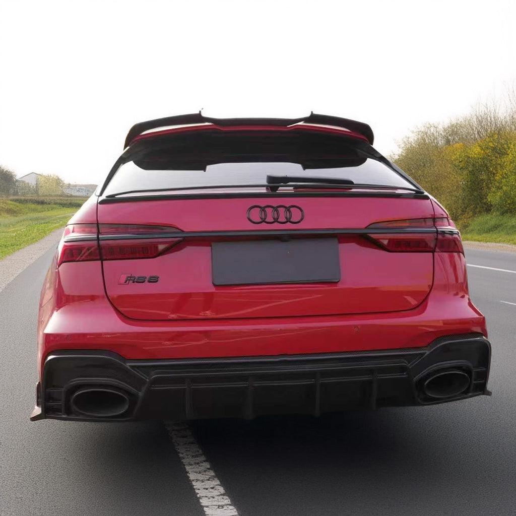 Dachkantenspoiler EVO-RC aus Dry Carbon - passend für Audi RS6 C8