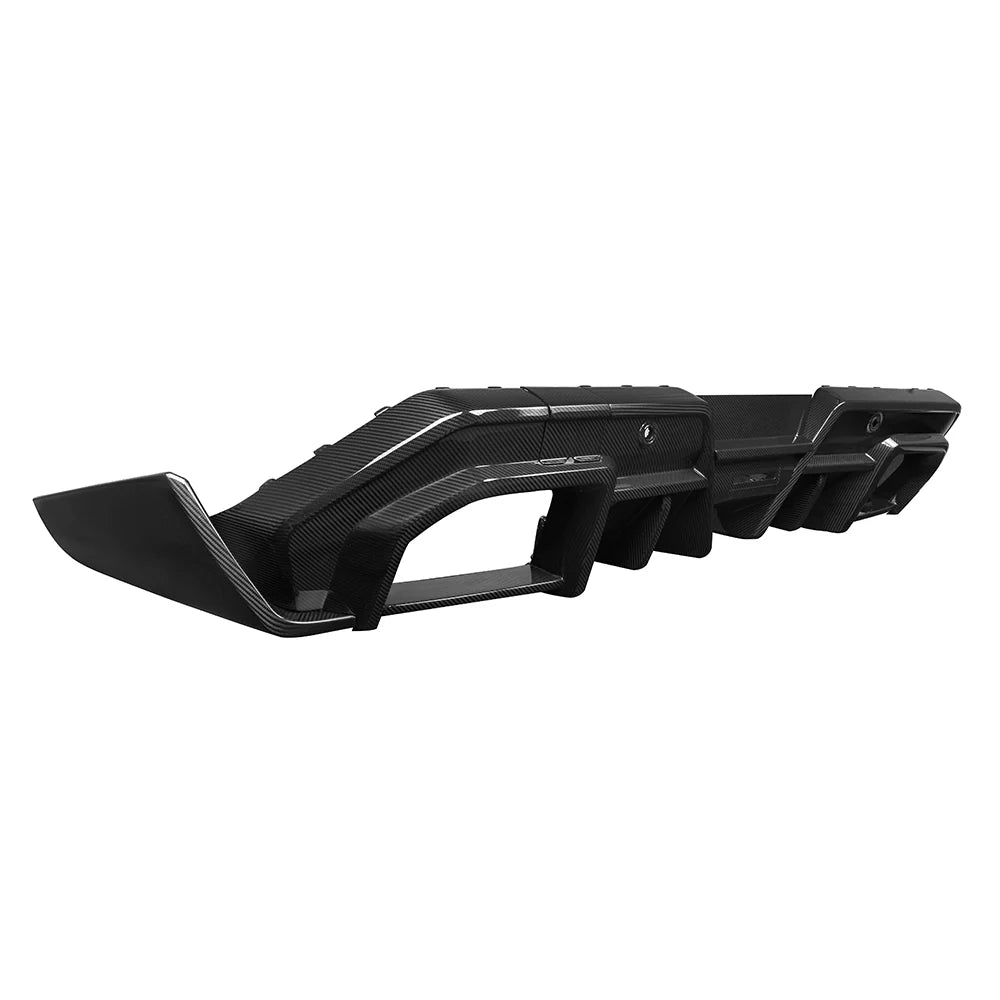SOOQOO Heckdiffusor Type-B aus Dry Carbon – BMW M5 G90 / G99 (6-teiliges Set)