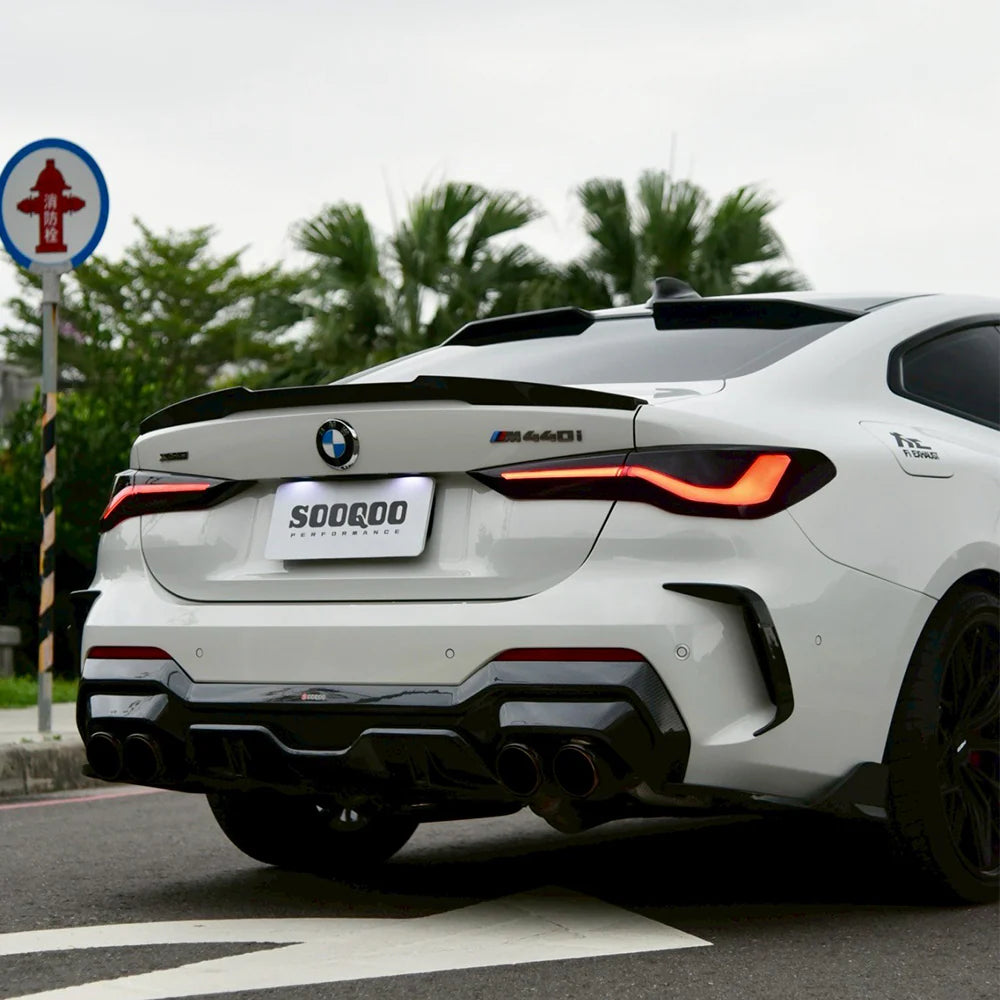 Dachkantenspoiler Sooqoo aus Dry Carbon - passend für BMW 4er G22, M4 G82