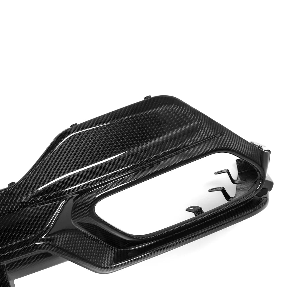 Diffusor Sooqoo 3-teilig aus Dry Carbon - passend für BMW 8er G14, G15
