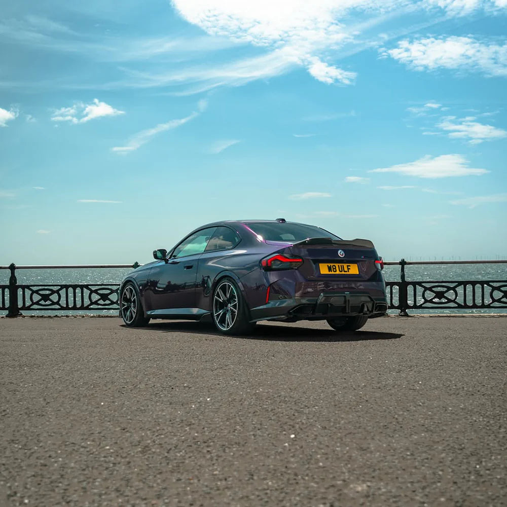 Diffusor Sooqoo aus Dry Carbon - passend für BMW 2er G42 (mit verbautem M-Paket)