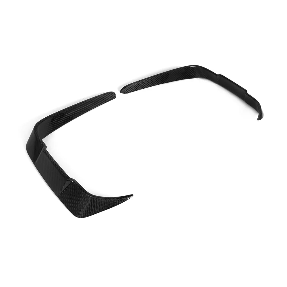 Eckaufsätze Front Sooqoo aus Dry Carbon - passend für BMW M2 F87