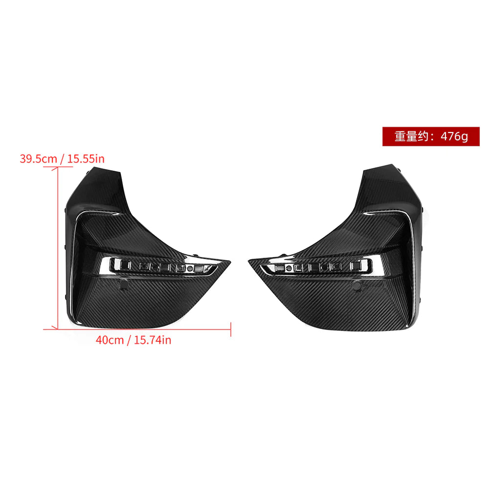 Heckeinsatz Sooqoo aus Dry Carbon - passend für BMW 4er Gran Coupé, i4 M50