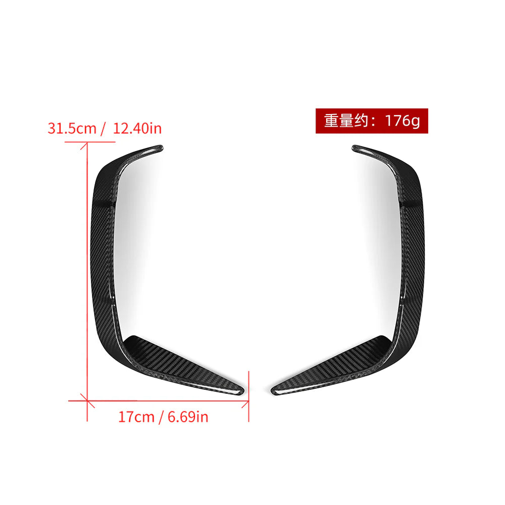 Eckaufsätze Heck Sooqoo aus Dry Carbon - passend für BMW 4er Coupé und Cabriolet, G22, G23