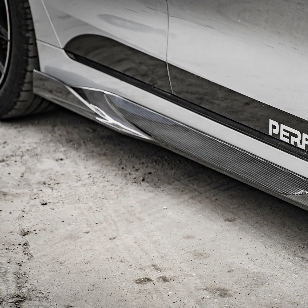 Seitenschweller Sooqoo aus Dry Carbon - passend für BMW 4er Gran Coupé G26, i4 M50