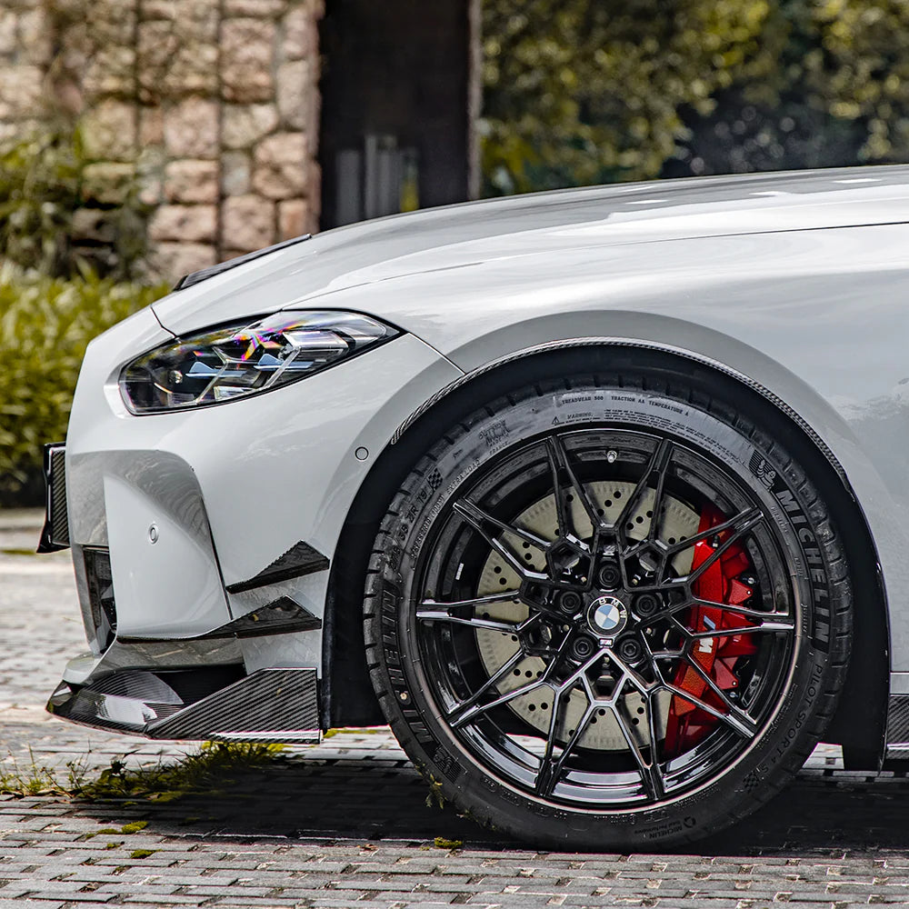SOOQOO Type-A Frontlippe aus Dry Carbon – BMW M3 G80 / G81, M4 G82 / G83