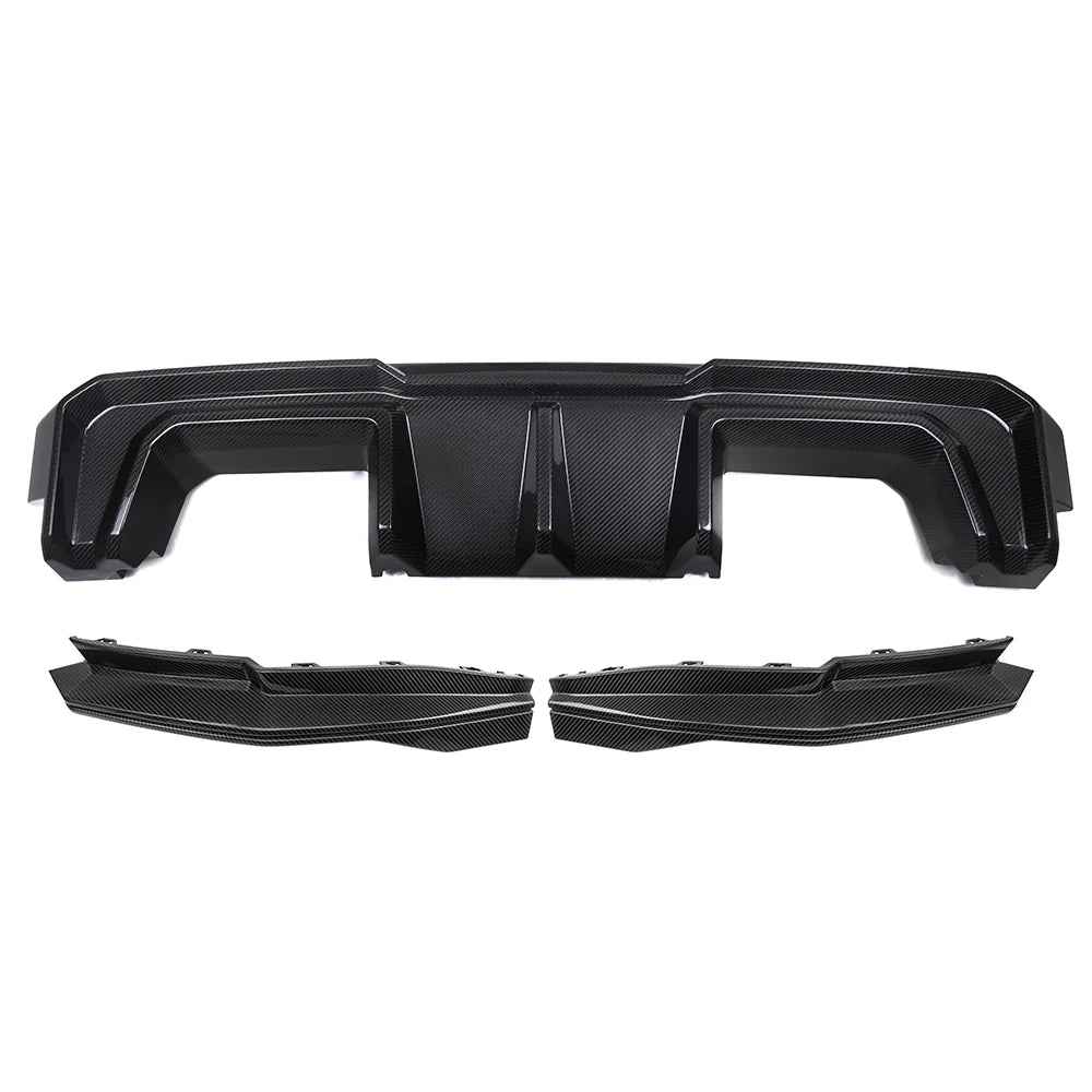SOOQOO Type-B Heckdiffusor Set inkl. Rear Splitter – Dry Carbon – BMW M3 G80 / G81, M4 G82 / G83