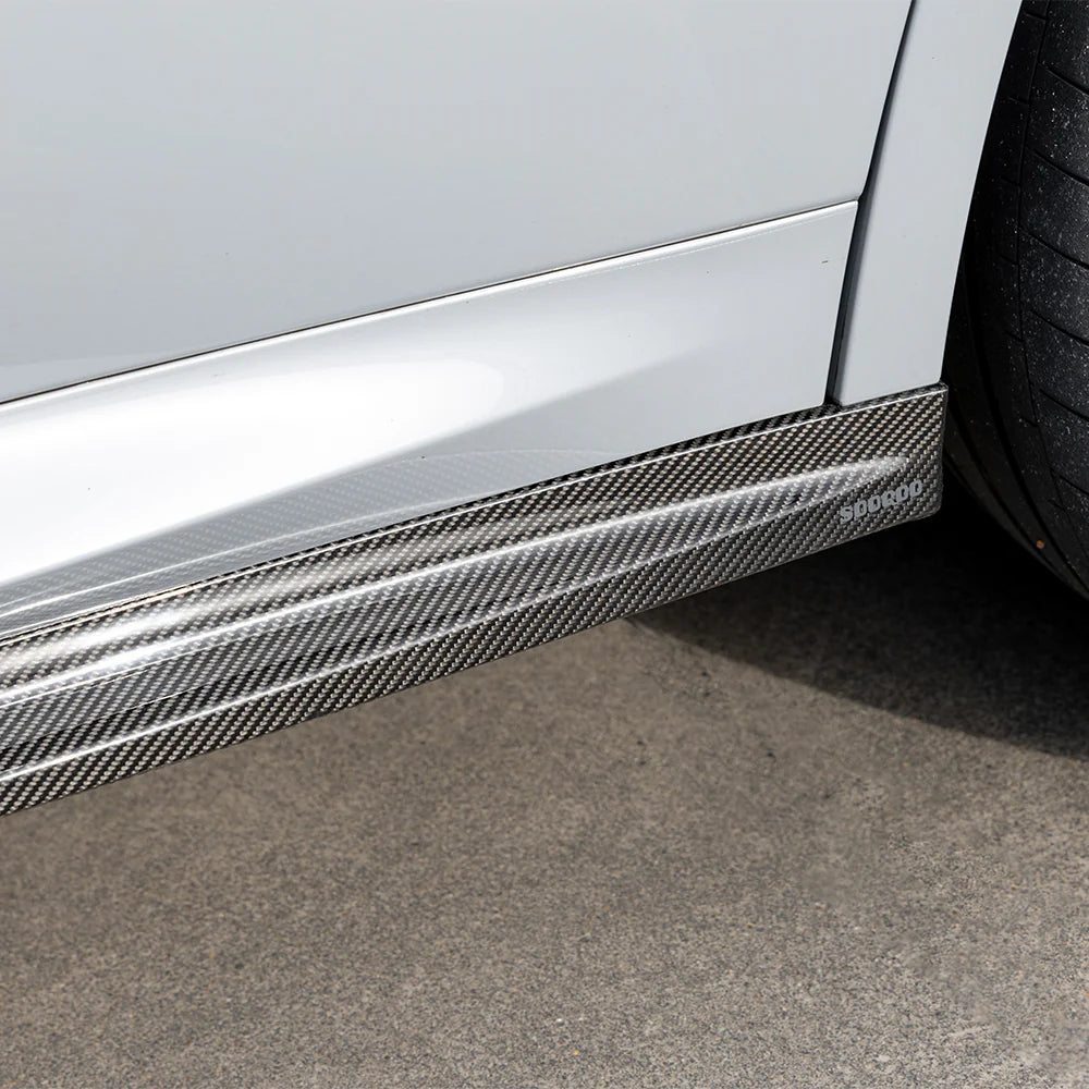 Seitenschweller Sooqoo Type-B aus Dry Carbon - passend für BMW X3M F97 LCI, X4M F98 LCI