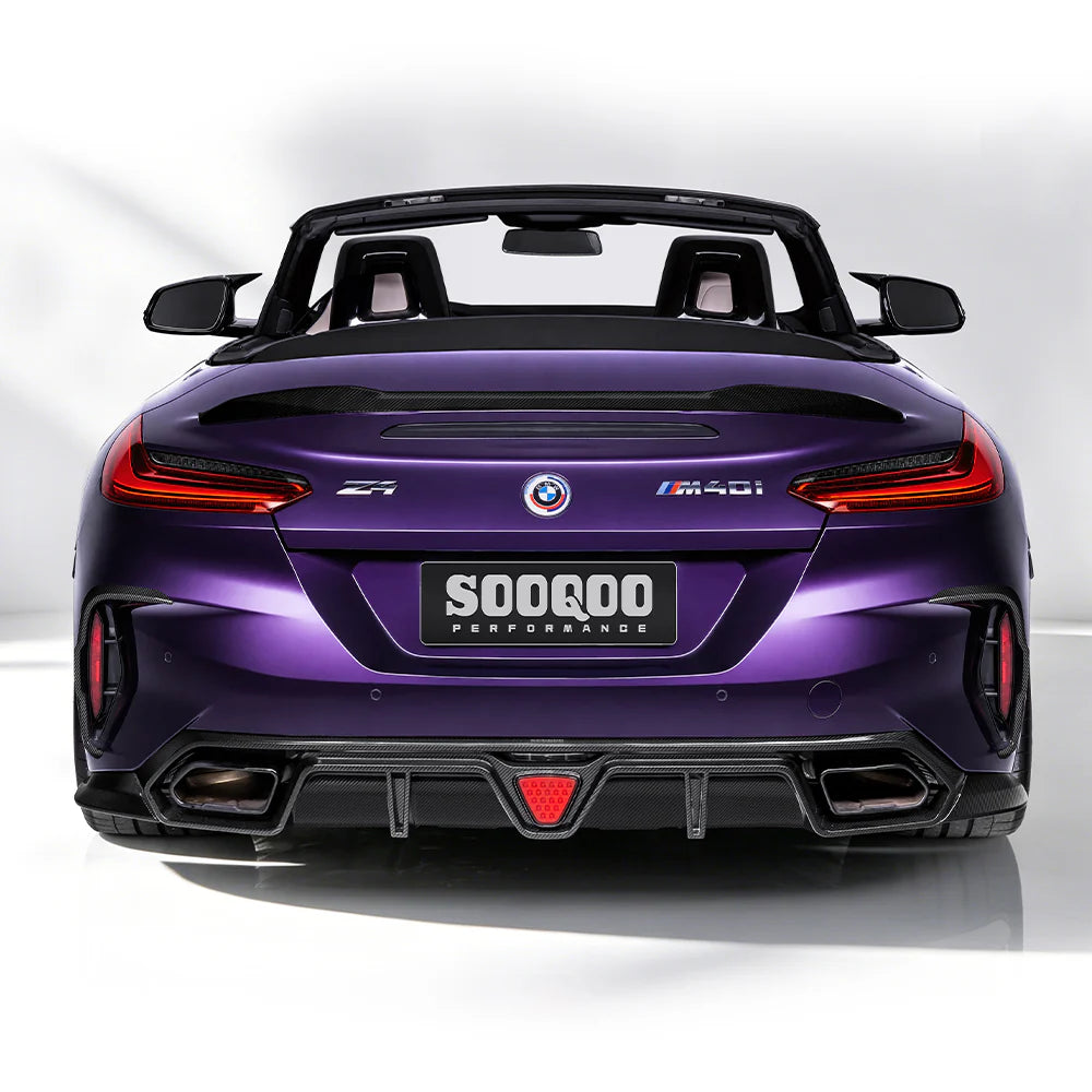 Diffusor Sooqoo V1 aus Dry Carbon - passend für BMW Z4 G29