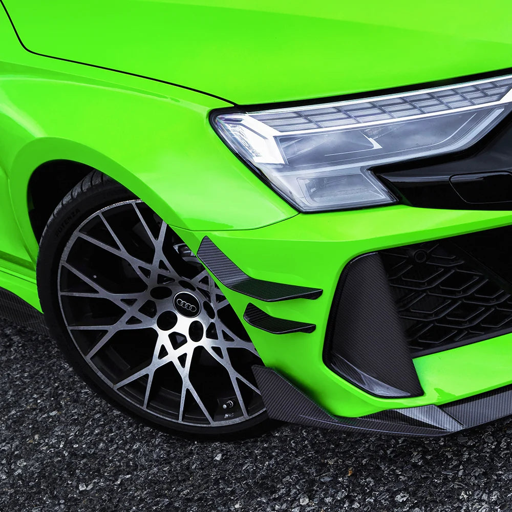 Canards  EVO-SQ-A aus Dry Carbon - passend für Audi RS3 8Y