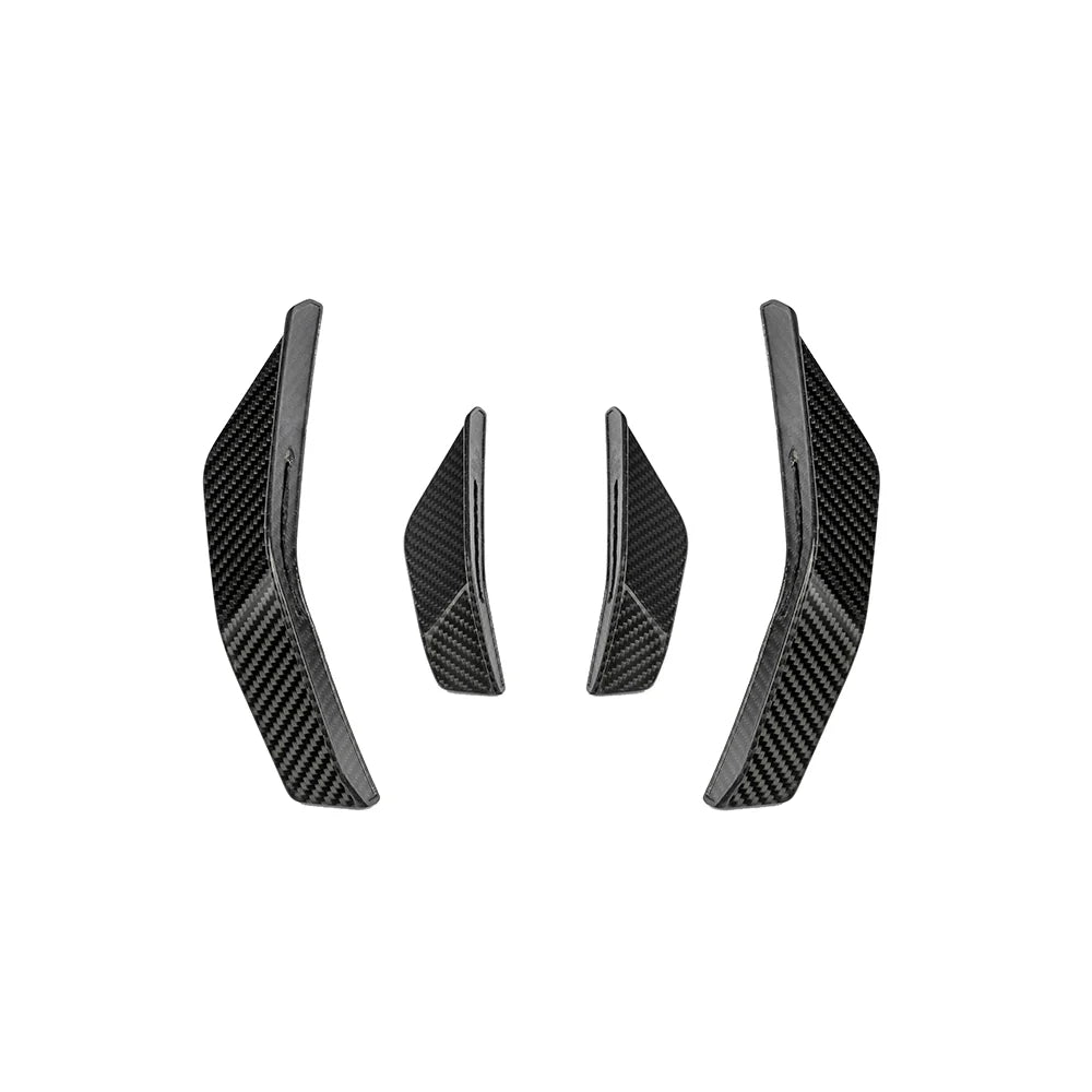 Canards  EVO-SQ-A aus Dry Carbon - passend für Audi RS3 8Y