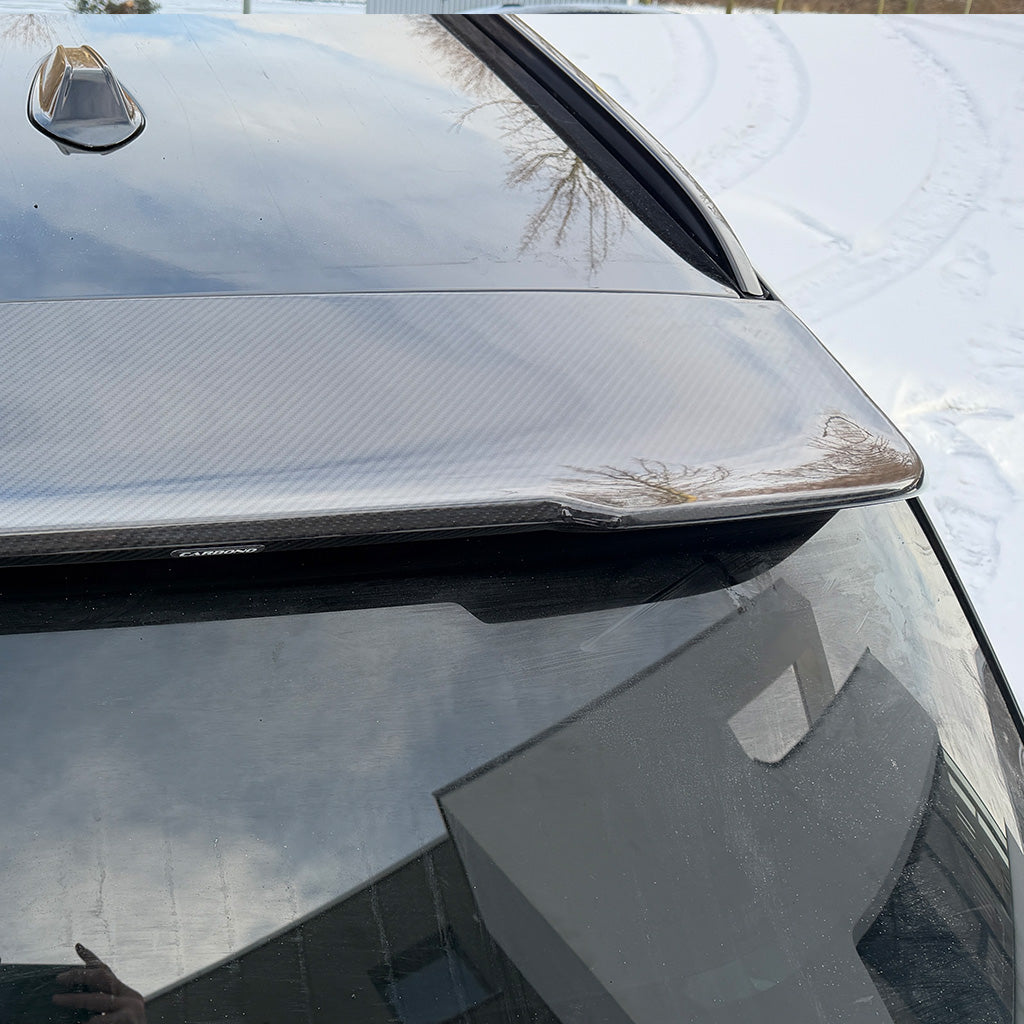 Dachkantenspoiler EVO-SQ-C aus Dry Carbon - passend für BMW M3 G81, 3er Touring G21