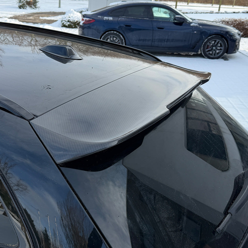 Dachkantenspoiler EVO-SQ-C aus Dry Carbon - passend für BMW M3 G81, 3er Touring G21