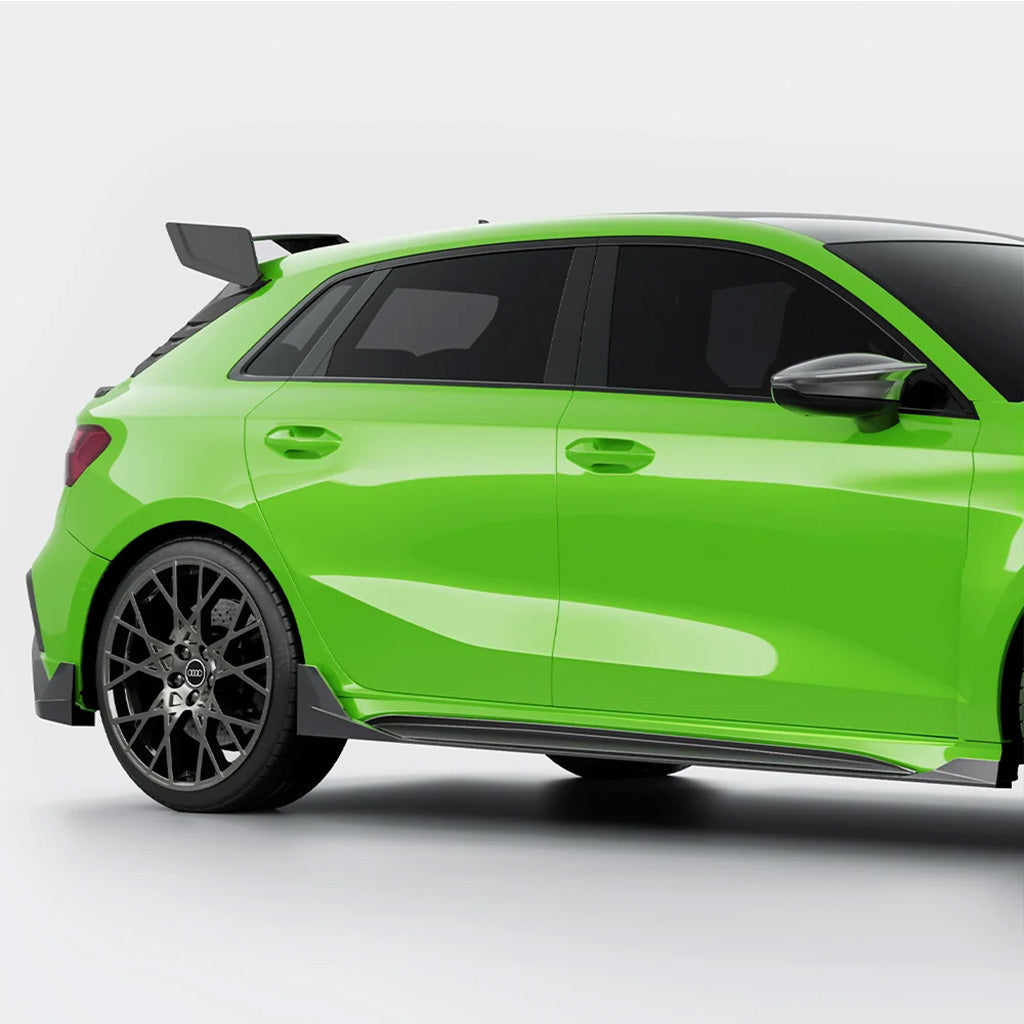 Seitenschweller EVO-SQ-A aus Dry Carbon - passend für Audi RS3 8Y