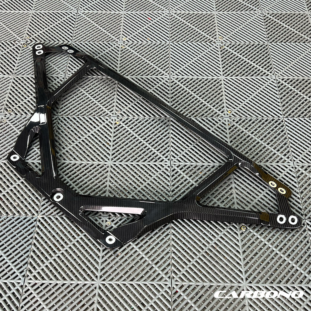 Domstrebe aus Dry Carbon 1-teilig - passend für BMW M2, M3, M4 (G87, G80, G81, G82, G83)