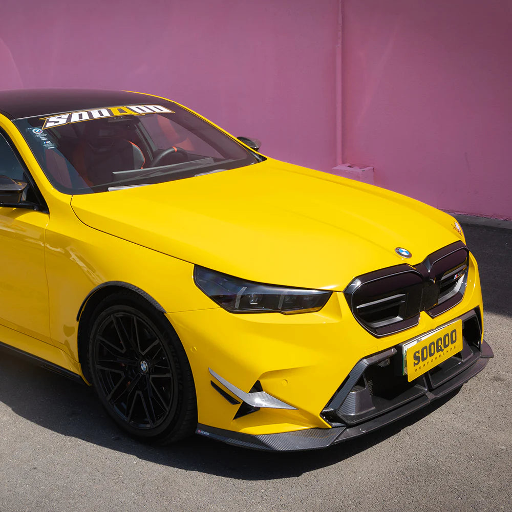 SOOQOO Frontlippe Type-A aus Dry Carbon – BMW M5 G90 / G99