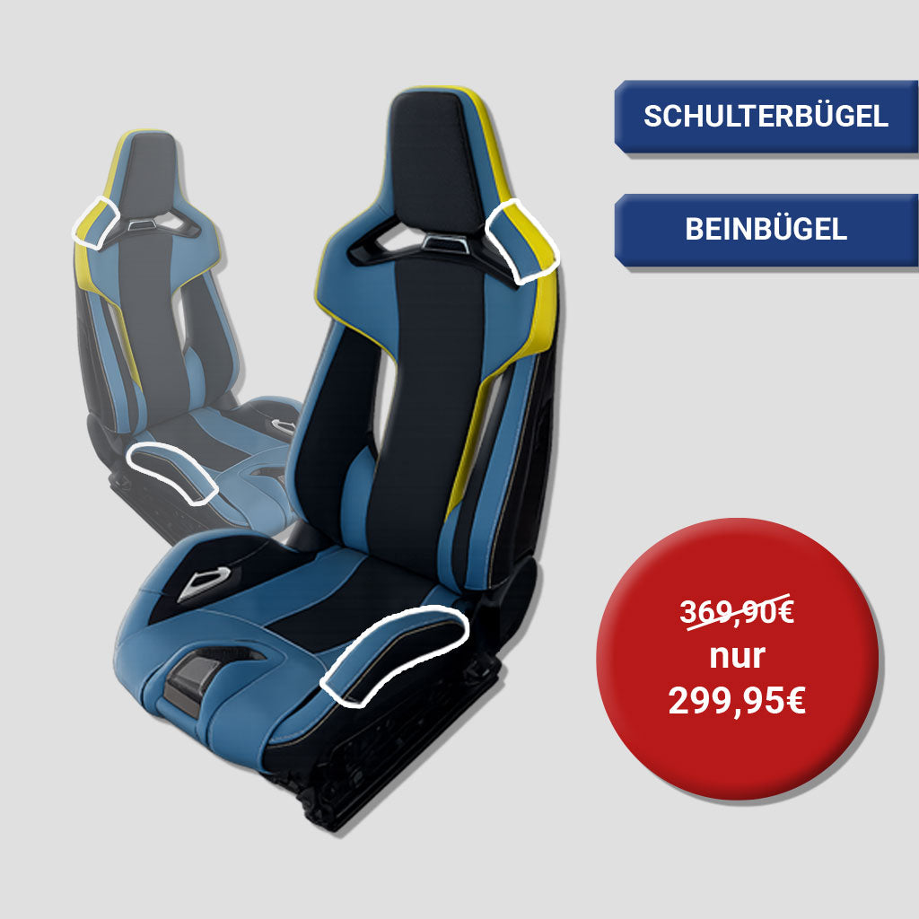 Carbono Lederschoner Basic-Paket - passend für BMW M Carbonsitze