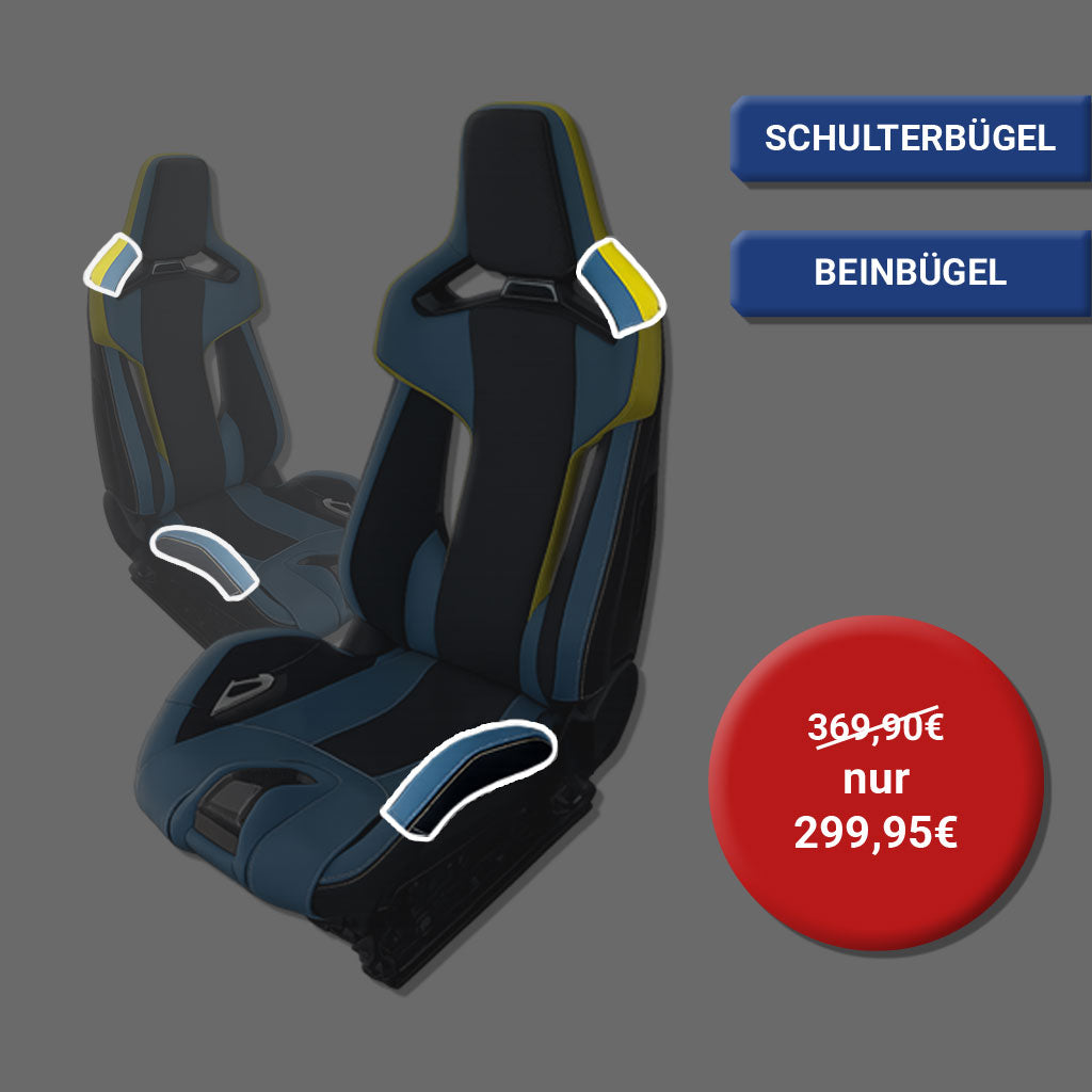 Carbono Lederschoner Basic-Paket - passend für BMW M Carbonsitze