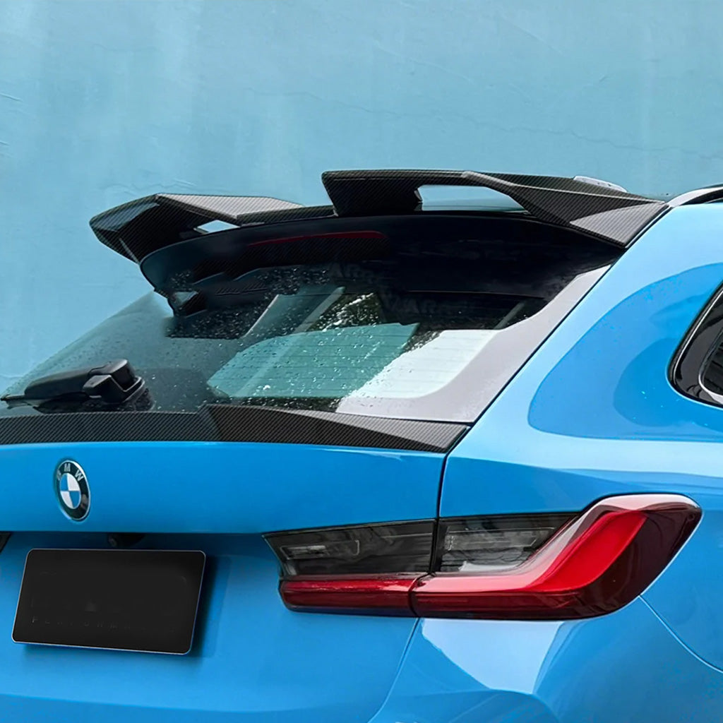 Dachkantenspoiler EVO-SQ-B aus Dry Carbon - passend für BMW M3 G81, 3er Touring G21